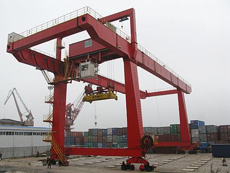 50 tone dublu MobilePortal Girder Container Gantry macara Pret