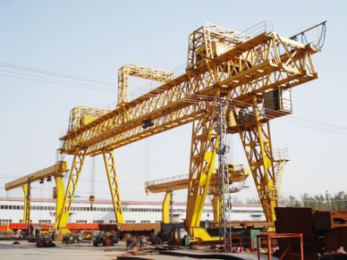 100 de tone de mobilă dublă Girder Gantry Crane Pret